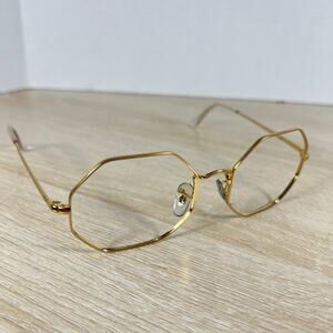 Ray-Ban RB1972 Octagon 9196/31 Sunglasses Gold Frames Only 54-19-145 Italy